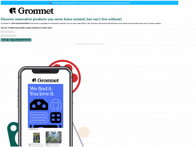 www.thegrommet.com snapshot