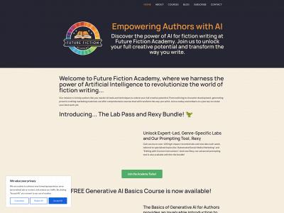 futurefictionacademy.com snapshot