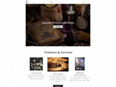 www.enlightenedminds8.com snapshot