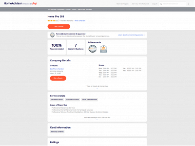 homepro305.com snapshot