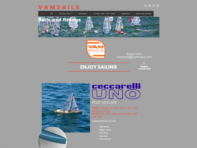 vamsails.com snapshot