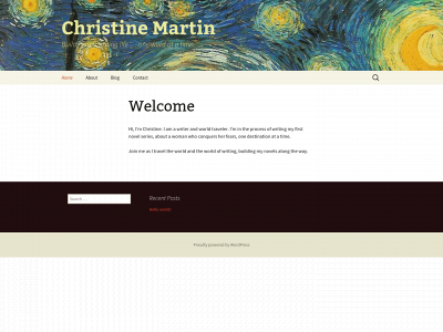 christinemartin.me snapshot