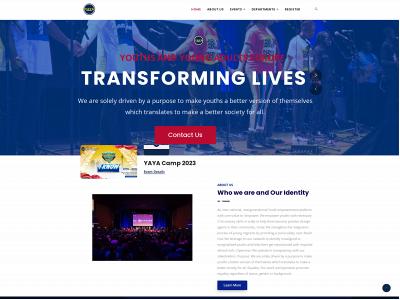 yayaeurope.org snapshot