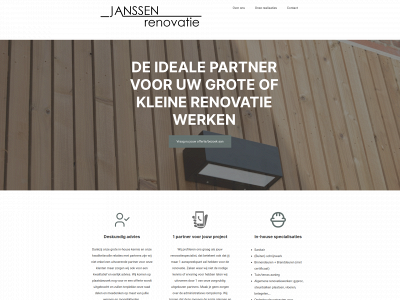 janssenrenovatie.be snapshot