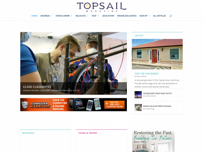 topsailmag.com snapshot