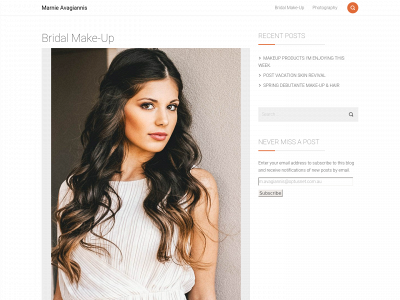 marniemakeup.com snapshot