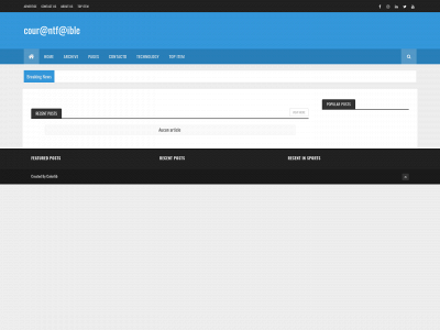 courantfaible.com snapshot