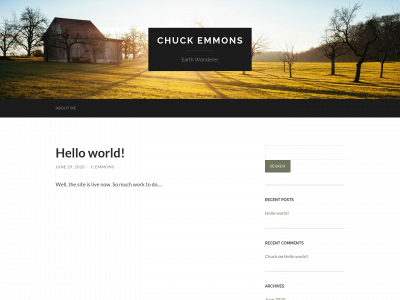 chuckemmons.dev snapshot