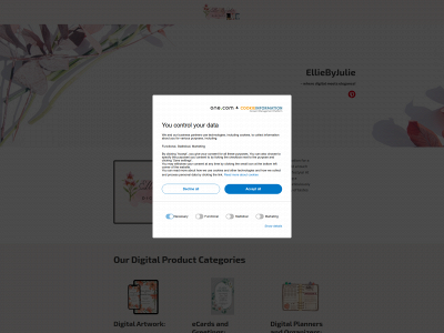 elliebyjulie.com snapshot
