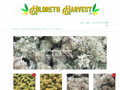 hildrethharvest.com snapshot