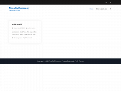africasmeacademy.com snapshot