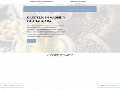 trescafes.com snapshot