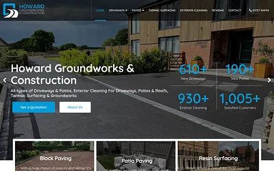 howardgroundworksandconstruction.com snapshot