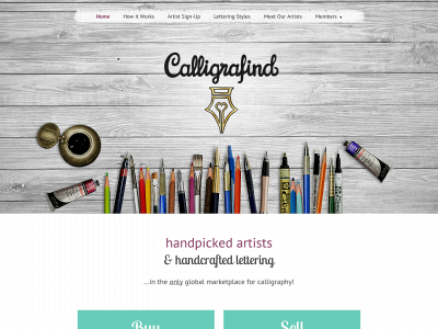 calligrafind.com snapshot