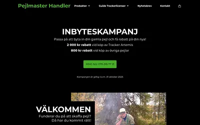 pejlmaster.se snapshot