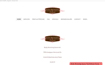 www.savannahspraytan.com snapshot