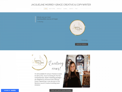www.jmorreygracewriter.com snapshot