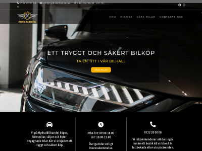 hydrabilhandel.se snapshot