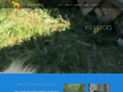 k9heroes.org snapshot