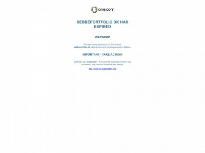 sebbeportfolio.dk snapshot