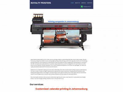 royaltyprinters.co.za snapshot