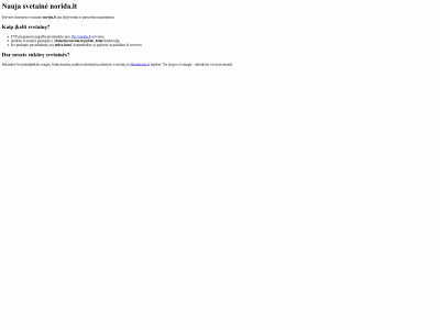 norida.lt snapshot