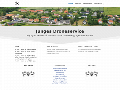 jungesdroneservice.dk snapshot