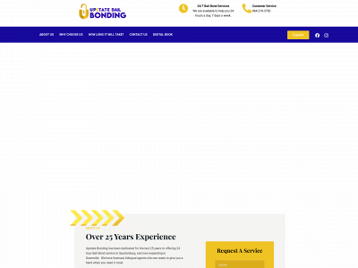 upstatebailbonding.com snapshot