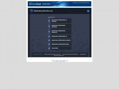 exploratoryrationales.com snapshot