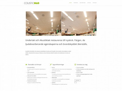 cousticglo.se snapshot