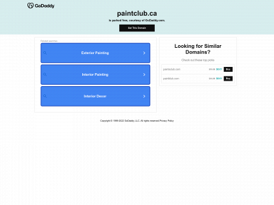 paintclub.ca snapshot