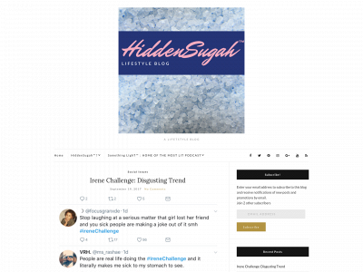 hiddensugah.com snapshot