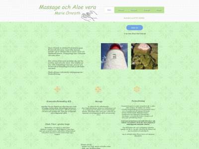 massage-aloevera.se snapshot