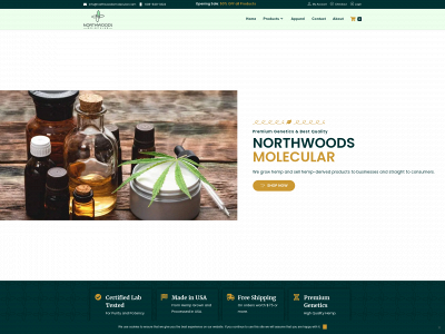 northwoodsmolecular.com snapshot