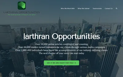 larthranopportunities.com snapshot
