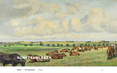 kunstsamler.dk snapshot