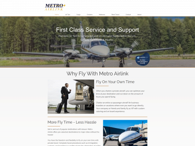 metroairlink.com snapshot