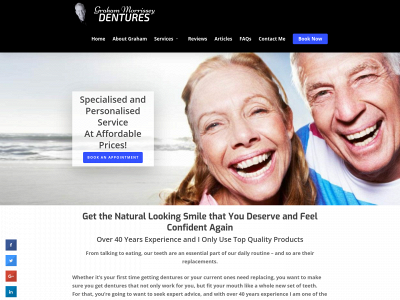 grahammorrisseydentures.co.nz snapshot