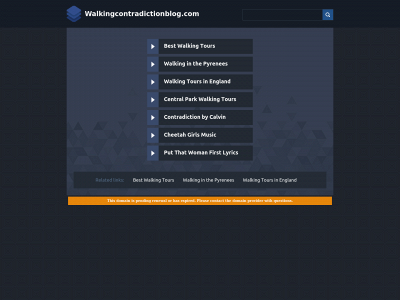 walkingcontradictionblog.com snapshot