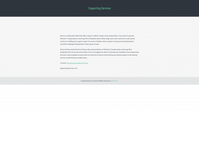 supportingservices.org snapshot