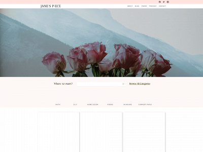 janespiece.co.uk snapshot