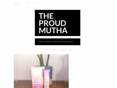 theproudmutha.com snapshot