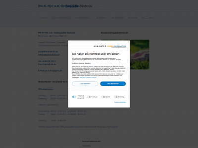 pr-o-tec.de snapshot