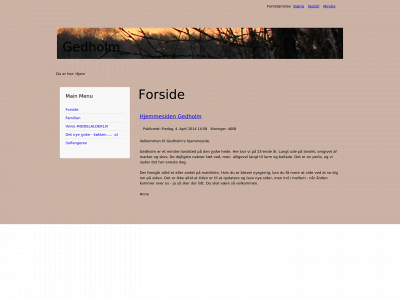 gedholm.dk snapshot