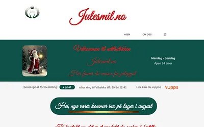julesmil.no snapshot