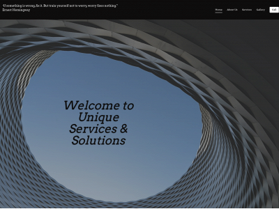 uniqueservicesandsolutions.com snapshot