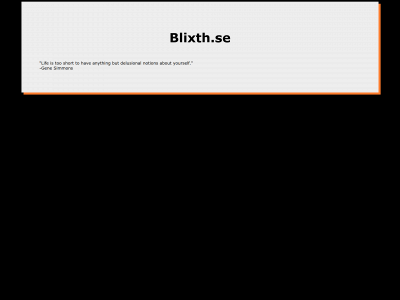 blixth.se snapshot