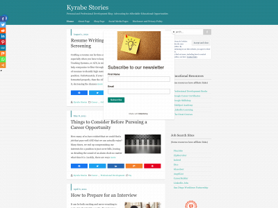 kyrabestories.com snapshot