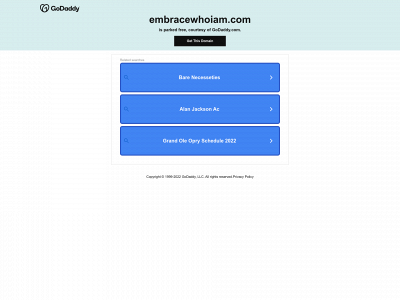 embracewhoiam.com snapshot