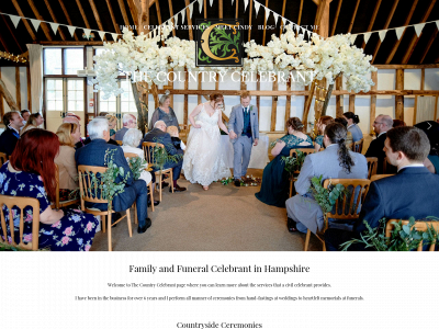 thecountrycelebrant.co.uk snapshot
